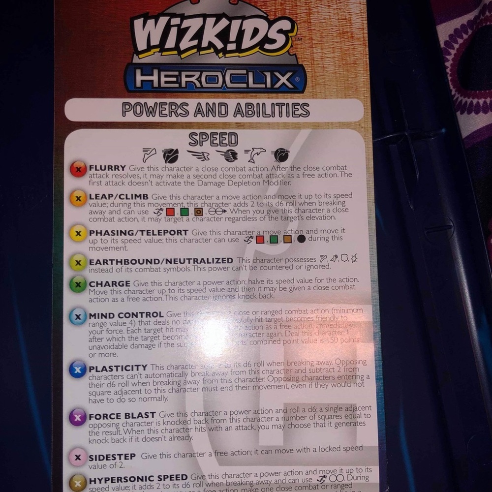 Heroclix Power and Abilities